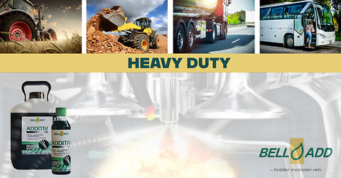 Bell Add Additiv Heavy Duty til dieselmotorer - Bell Add HD Heavy Duty