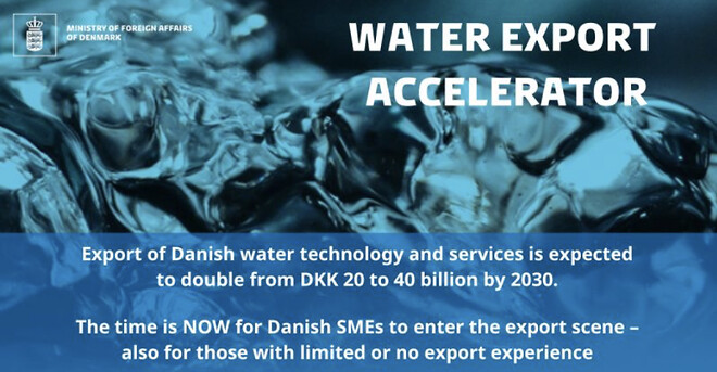 SDG Business Accelerator programmet\nEksport af energi\nEksport af vand\nUdenrigsministeriet\nThe Trade Council\nChristina Freddie \nVandteknologi\nWater Export Accelerator\nGrundvand\nVandinfrastruktur\nSpildevand\nSpildevandsanlæg