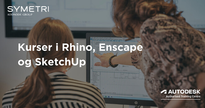 Kurser i Rhino, Enscape og SketchUp