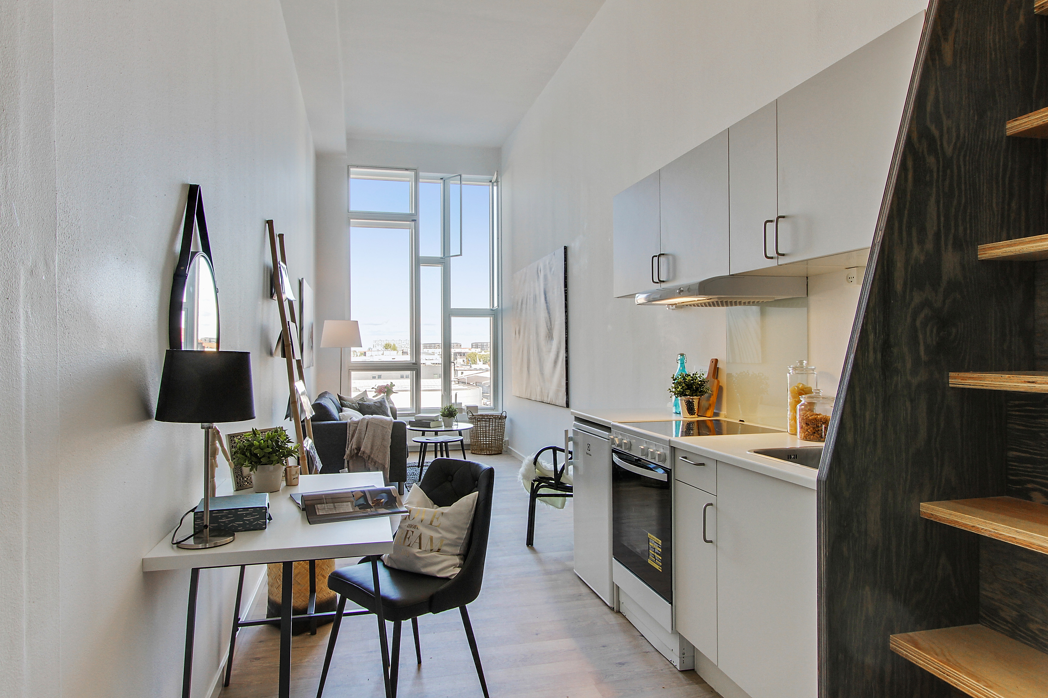 Nye ungdomsboliger med højt til loftet building supply dk