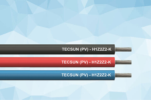 H1Z2Z2-K TECSUN 1 kV Eca til solcelleanlægskabel - TECSUN H1Z2Z2-K Eca