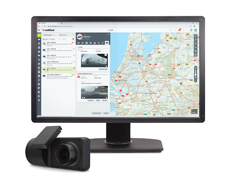 Optimer sikkerheden, og reducer antallet af forsikringskrav med WEBFLEET Video - Dashcam