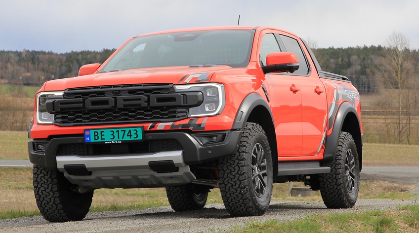 Ford Ranger Raptor: 181 biler til ca. 1 million kroner pr stk
