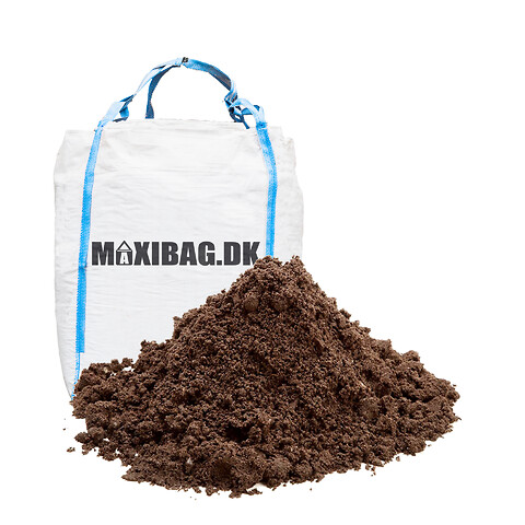 Topdressing - Jord til græsplæne i bedste kvalitet. Danmarks hurtigste levering. - Topdressing og græsfrø, jord til græsplæne i bigbag. Hurtig levering fra Maxibag.dk