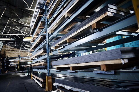 Robuste reoler - Stålreol,  pallereol, gren reol kundespecifik reoler fra Skov Industri A/S