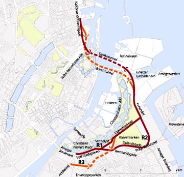 Nordhavnsvej Kort Endelig havnetunnel i København   Transportmagasinet Nordhavnsvej Kort