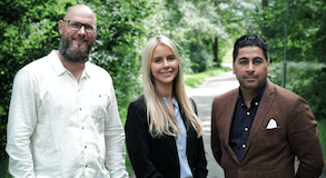 <b>Säljavdelningen:</b> Henrik Andersson, Nicole Pihl och Freddy Bustos.