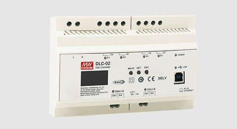 DALI kontrol med lysstyring til mange områder  --  Power Technic - DLC-02, DALI kontrol med lysstyring til mange områder fra MEAN WELL. Forhandler er Power Technic. Ring 70 208 210 for mere information.
