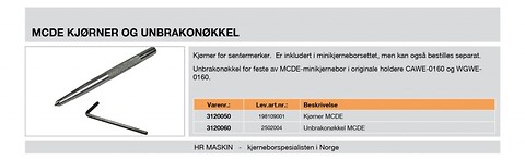 Unbrakonøkkel fra HR-Maskin