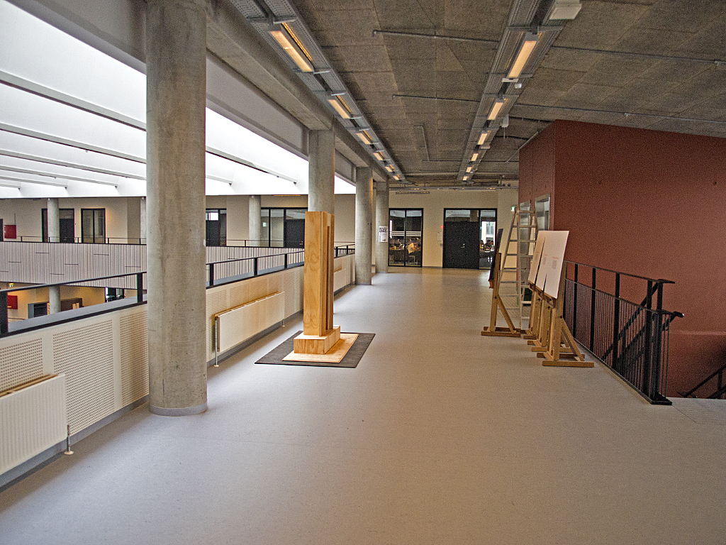 Acoustic dlw linoleumsgulve på city campus aalborg building ...
