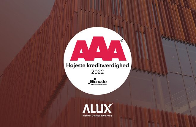 Alux opnår igen højeste AAA kreditværdighed