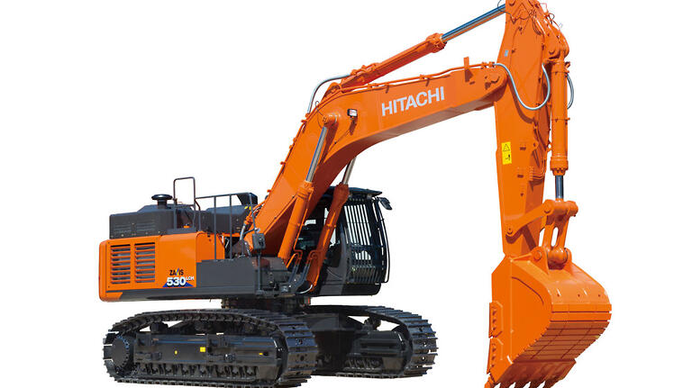 Hitachi ZX530LCH-6: : Ny 55-tonner