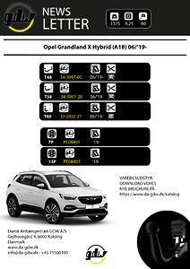 Opel Grandland X Hybrid anhængertræk fast og aftageligt fra Dansk Anhængertræk GDW