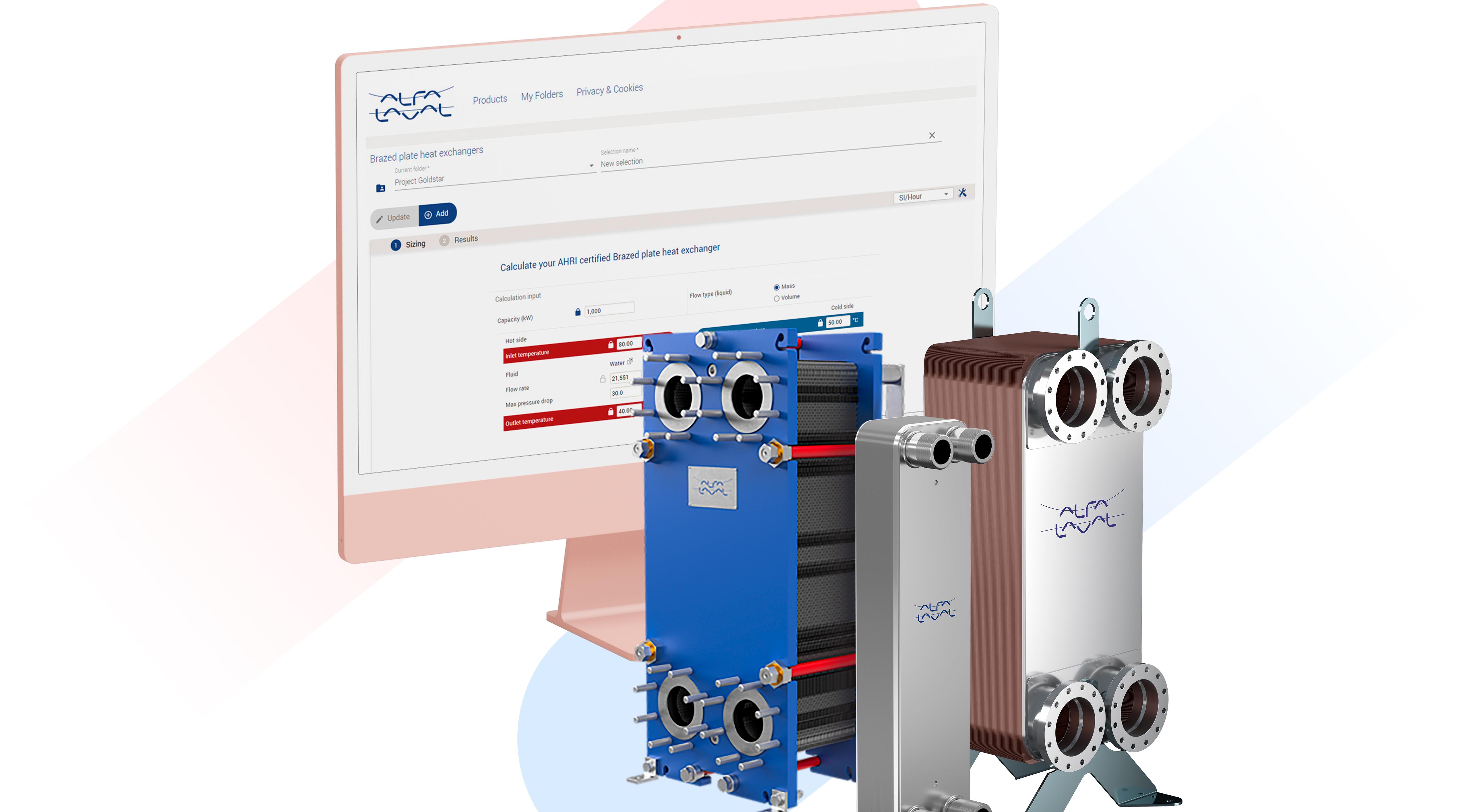 PHE Selectværktøjet hjælper dig med at finde den bedste pladevarmeveksler