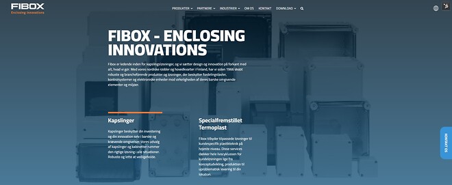 Fibox - nyt website