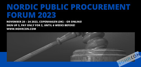 Nordic Public Procurement Forum 2023 - Nordic Public Procurement Forum 2023 - Nohrcon