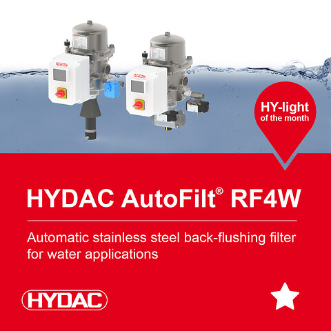 ⭐Månedens produkt: HYDAC AutoFilt RF4W!⭐ - Hydac, prosessfilter