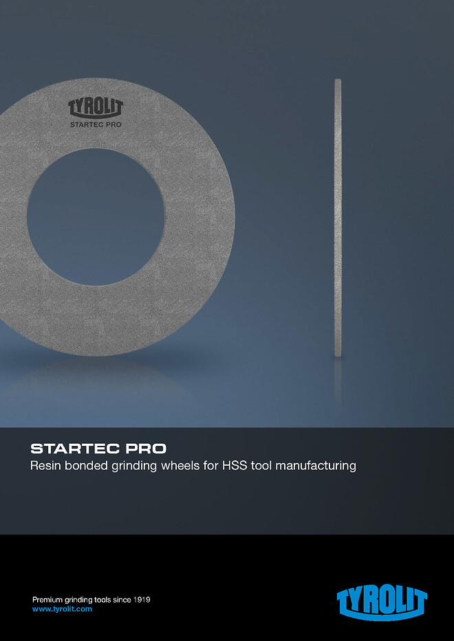 STARTEC PRO Resin bonded grinding wheels for HSS tool manufacturing