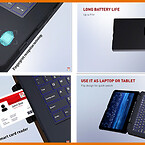 Fingerprint recognition – Long Battery Life – Smart Card reader – Use a a laptop or tablet