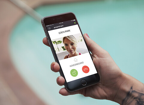 Scantron MultiApp® – Fremtidens dørtelefoniløsning - Scantron MultiApp - mobil dørtelefoniløsning