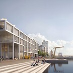 Det ny SIMAC. Visualisering: C.F. Møller Architects & EFFEKT.