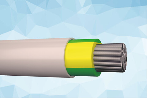 HIKJ-AL 1 kV halogenfri installationskabel 90°C
