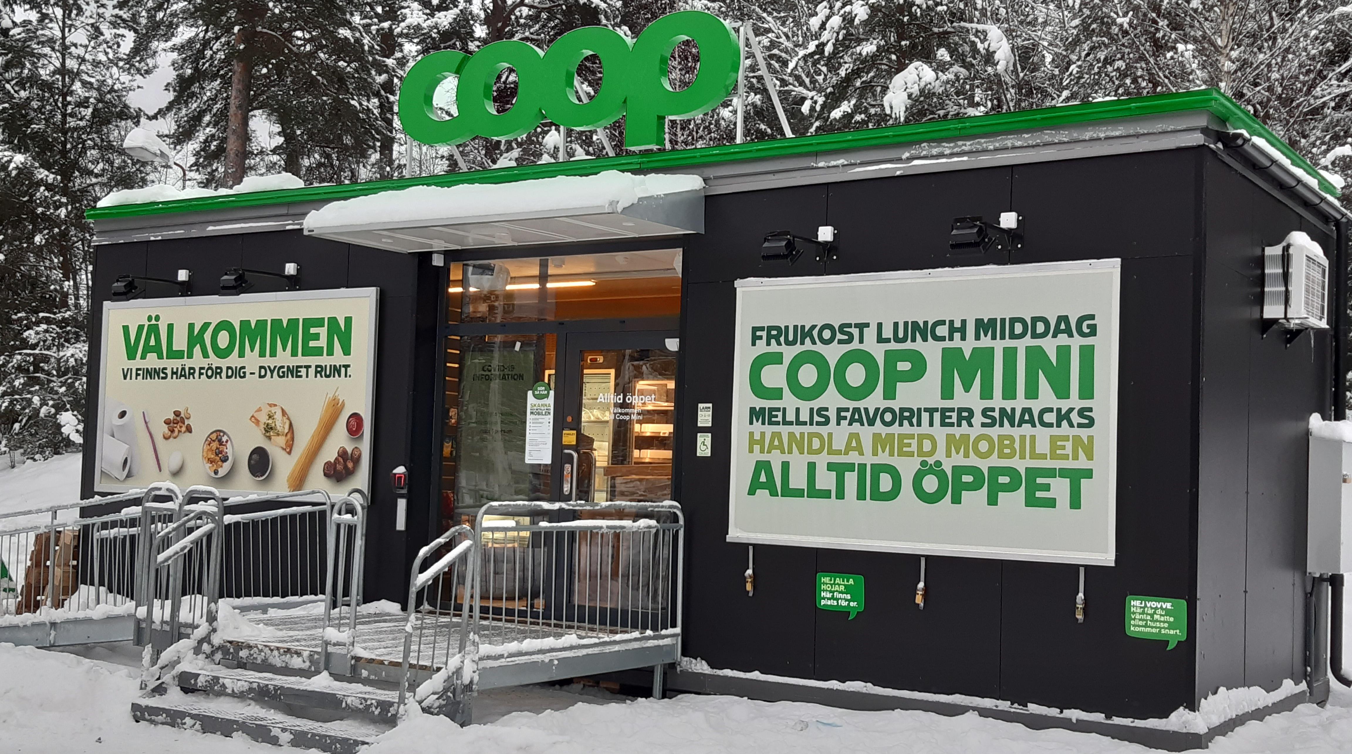 Då öppnar Coops första obemannade butik u2013 här är Mini - Fri Köpenskap