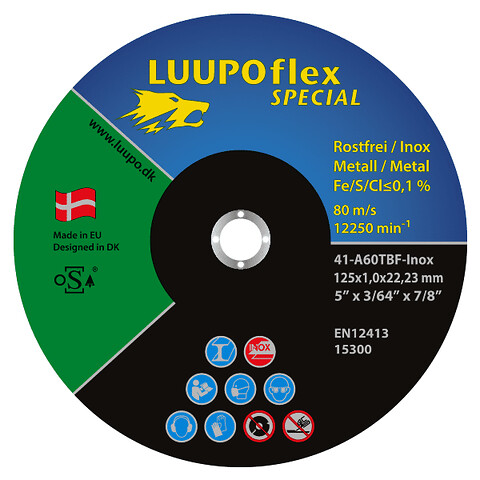 Luupoflex Special – plan skæreskive