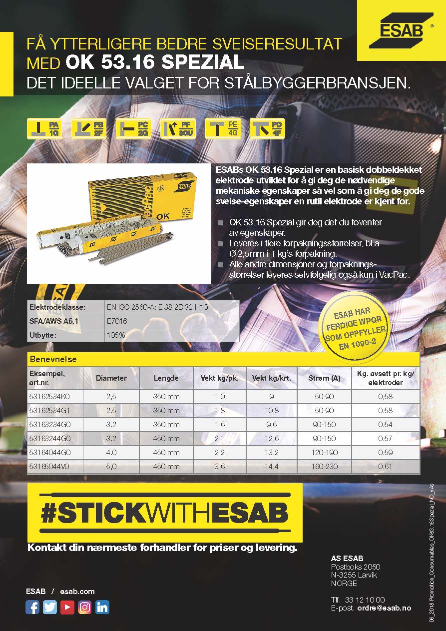 ESAB OK 53.16 Spezial