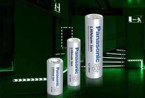 Panasonic Lithium Ion NCR18650BD batteri