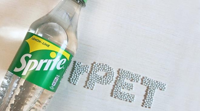Sprite dropper grønne plastflasker