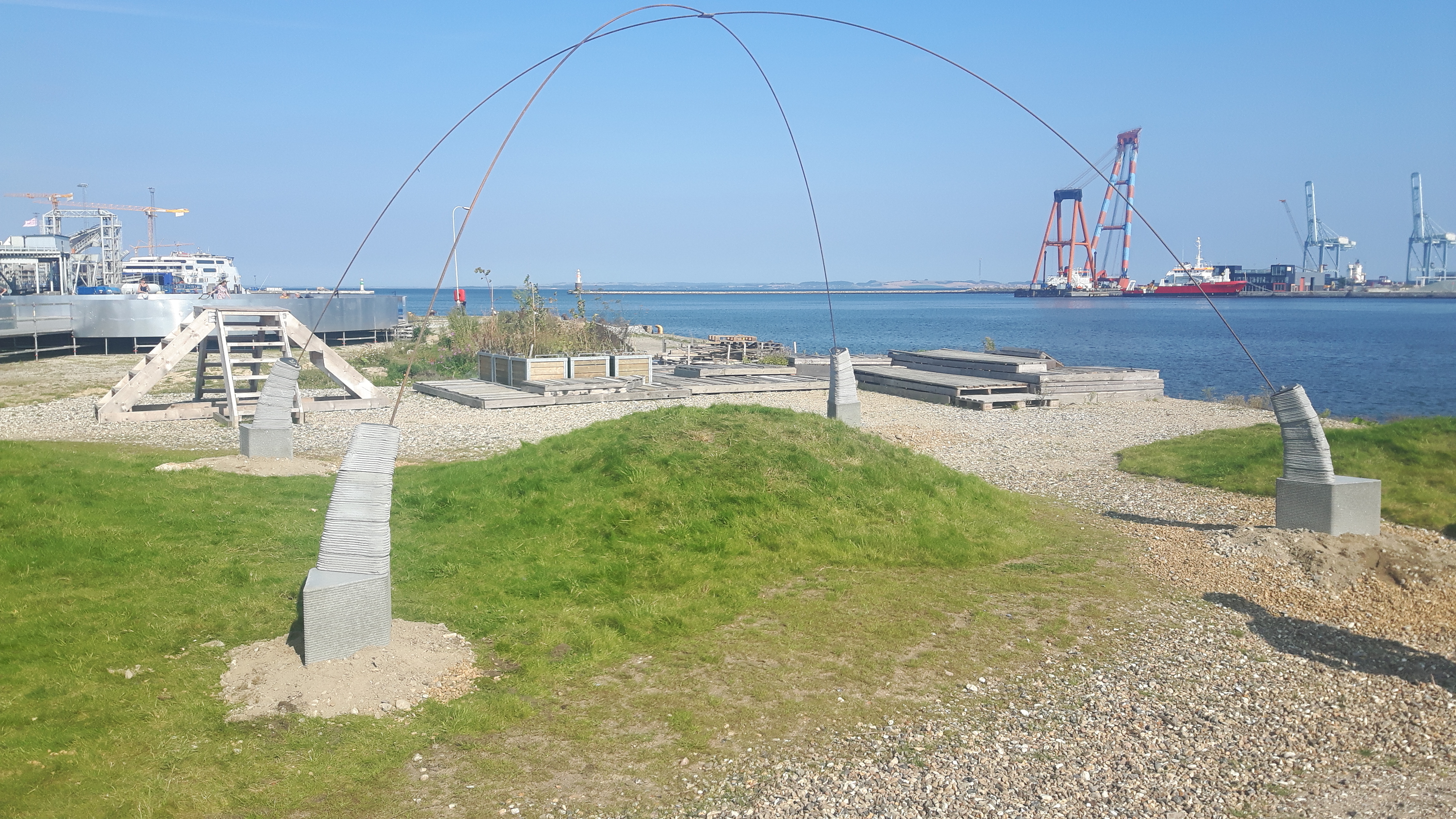 det er alt Eve hegn Fremtiden flytter ind: 3D-printet beton vises frem på Aarhus Havn
