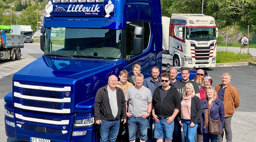 Lillevik Transport med tidenes blåtur