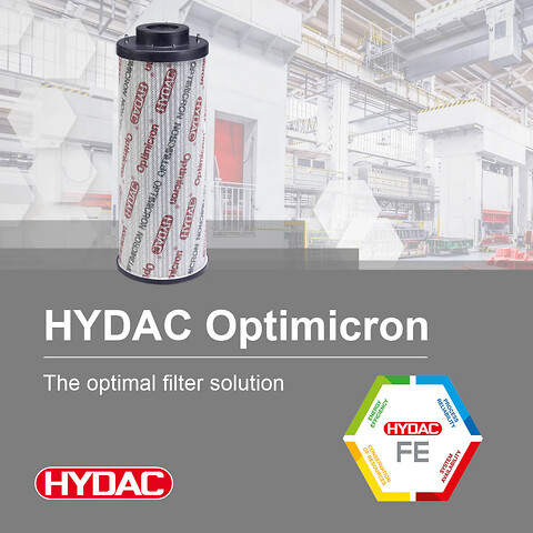 Enda en smart løsning fra HYDAC: Optimicron elementteknologi! - Hydac, filter, Optimicron