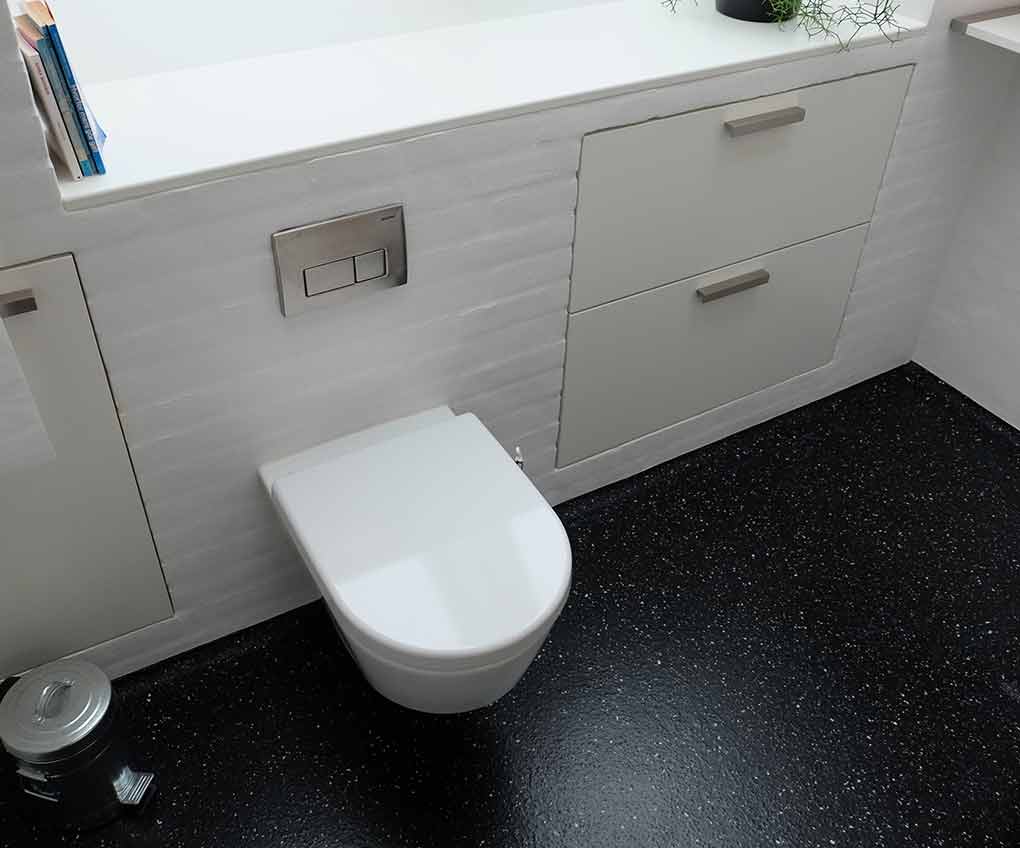 Areo flakes floor epoxygulv med deko spåner building supply dk