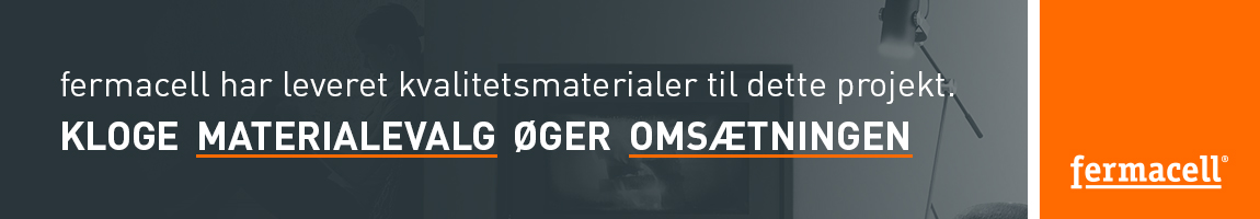Fermacell har leveret kvalitetsmaterialer til dette projekt. Kloge materialevalg øger omsætningen.